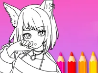 Anime Manga Coloring Book image