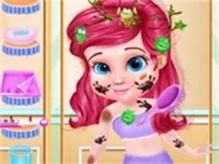 Messy Little Mermaid Makeover-Game image